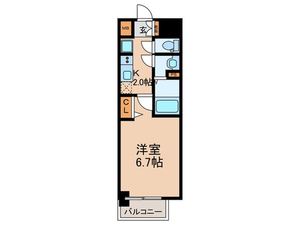 ArtizA淡路の物件間取画像